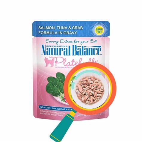 Natural Balance Cat Food Pouches – Tuna Salmon Crab